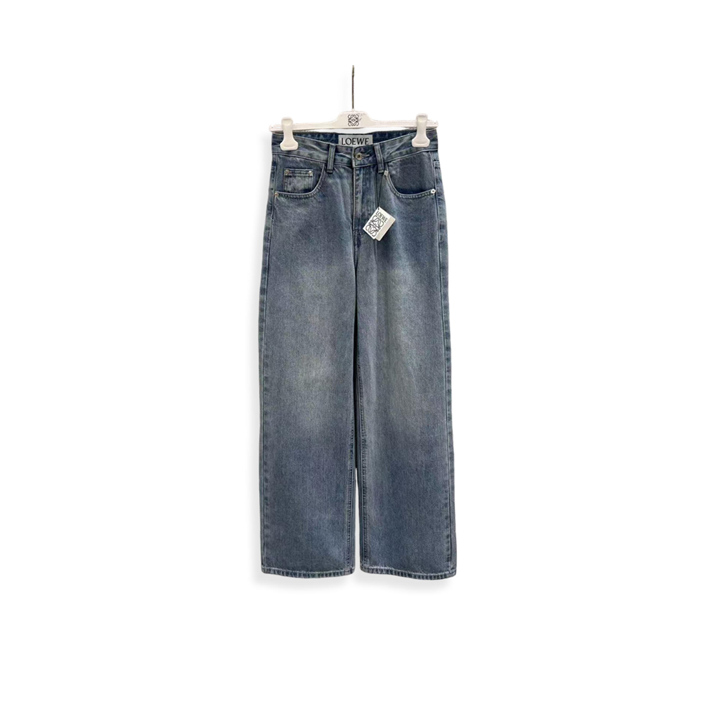 LOEWE HIGH-WAISTED WIDE LEG JEANS 